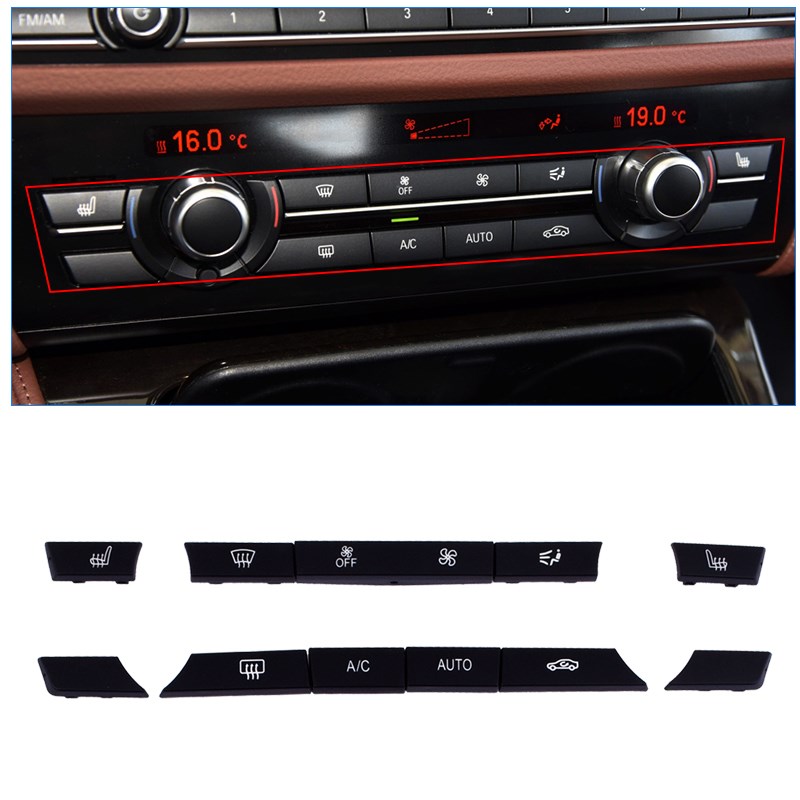 Dashboard AC Button 11pcs Sets                              