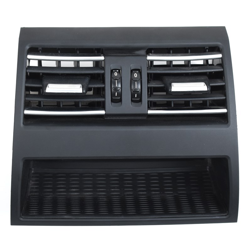 Rear AC Vent Assembly Without Heating Buttons With Chrome   