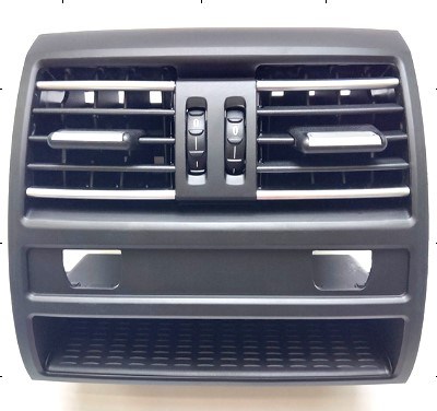 Rear Ac Vent Assembly with heating button hole and Chrome   